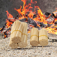 Brochettes en bambou jetables de qualité alimentaire pour barbecue, bâtonnets en bois pour fruits, kebab, grillades et cuisson