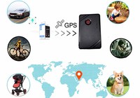 Mini Petit Traceur GPS Antivol SOS Personnel pour Voiture, Localisateur Magnétique pour Véhicule/Auto/Personne