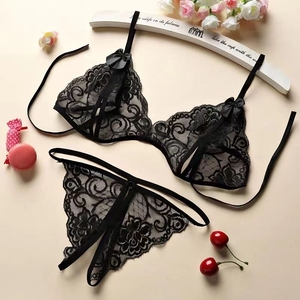 Op maat gemaakte bestseller sexy lingerie set met kant, open straps en zacht, comfortabel ontwerp voor vrouwen - Product Image 1