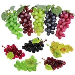 Mini-raisins artificiels en plastique, réaliste, décoratif, en gros, pour la décoration - Product Image 1