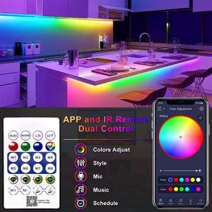 Tira de luces de neón RGB de 5V, 3M, 5M, USB, cinta Flexible impermeable, luces de neón con Control remoto <span class=keywords><strong>Bluetooth</strong></span> para decoración del hogar - Product Image 5