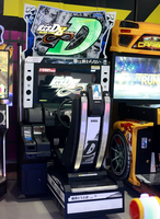 Machine d'arcade de course, lettre Nitial D5/lettre initiale 8, machine de jeu de conduite d'arcade pour adultes à pièces