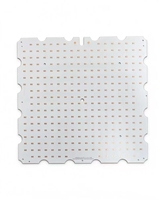 Circuit imprimé LED en aluminium personnalisé, épaisseur de la plaque 1,0 mm, feuille de cuivre 35 µm, résistant à haute tension 3000 V, conforme RoHS et ISO9001