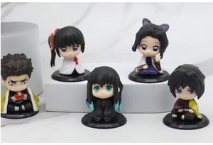 Set de 5 Figuras de Acción Coleccionables de PVC de Anime Japonés: <span class=keywords><strong>Shinobu</strong></span>, <span class=keywords><strong>Mitsuri</strong></span>, <span class=keywords><strong>Nezuko</strong></span> y Tanjirou - Product Image 4