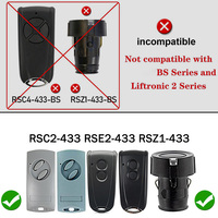 RSE2 RSC2 RSZ1 433 ararage/emate emontrol 433MHz para Liftronic 500 700 800 Portronic D2500 D5000 S4000 ececeiver otor