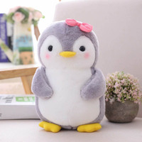 Jouet en peluche de pingouin, machine à griffes portable, vente en gros, peluche animal, fruits, légumes, couple jouets de pingouin, poupées
