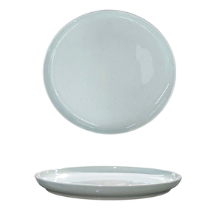 Piatto Piatto in Ceramica FONT LINE DIAMETRICO 27CM D'ACQUA - Product Image 1