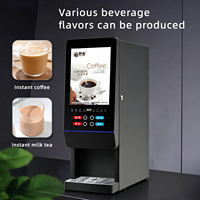 Machine à café instantané 2 réservoirs chaud et froid, distributeur commercial en libre-service, vente en gros OEM