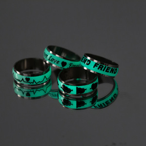 Anello Luminoso in Acciaio Inossidabile, Anello alla Moda Europeo e Americano 2022, Anello da Uomo - Product Image 4