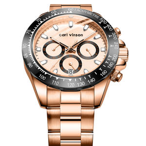 Reloj de hombre luminoso fecha cuarzo multifuncional deportivo tres ojos reloj de pulsera de seis manecillas - Product Image 4