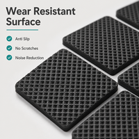 Patins de protection autocollants en mousse EVA pour pieds de meubles, antidérapants, pour sols durs, protection des meubles de maison