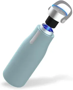 UV selbst reinigende intelligente Wasser flasche Vakuum-Edelstahl-isolierte Wasser flasche mit Griff Doppelwandige Flasche