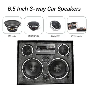 Speakers 3 Way Oem Car 6.5'' Component Speaker RMS 200w Speakers Car 3 Way Component Car Audio Speakers