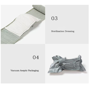 Apósito <span class=keywords><strong>de</strong></span> compresión alta estéril profesional israelí para traumatismos, ideal para kits <span class=keywords><strong>de</strong></span> <span class=keywords><strong>primeros</strong></span> <span class=keywords><strong>auxilios</strong></span> y rescate <span class=keywords><strong>de</strong></span> EMS - Product Image 6