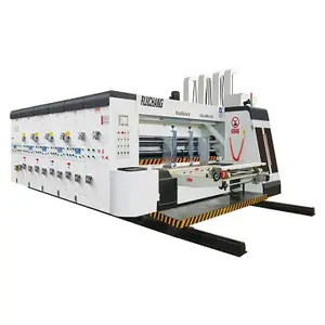 Automatische Kartonnen Doos Making Machine Golfkarton Pizza Carton Afdrukken Slotter En Sterven Snijmachine Doos Machine