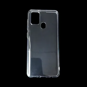 Casing Tpu Lembut Kosong Sampul Ponsel Transparan untuk Cetakan Uv Sampul Pelindung Kustom untuk Samsung A21S