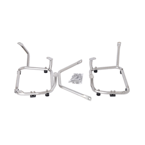 Support de porte-bagages avant et de boîtes latérales pour moto en acier inoxydable argenté <span class=keywords><strong>anti</strong></span>-chute 1200 - Product Image 3