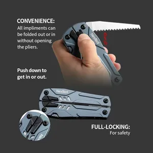Pince multifonction NexTool, couteau de poche pliable, ciseaux, tournevis, outils multi-usages EDC pour le camping et la randonnée en plein air - Product Image 3