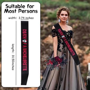 Banda gótica para despedida de soltera con tema de Halloween para decoraciones de fiesta gótica de solteras - Product Image 4