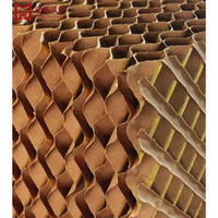 Pièces de refroidisseur d'air mobile vert-brun, type 7090, fabriqué à Qingzhou, coussin de refroidissement par évaporation HM