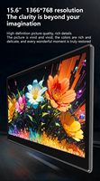 Sistem POS All-in-One Ultra Tipis 15.6 inci Win10/11/Linux/Android untuk Restoran, Kasir, dan Toko