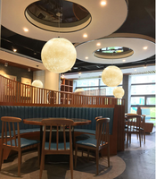 Luminaire suspendu nuage personnalisé pour chambre d'enfant, lustres nuage pour centre commercial, luminaires suspendus lune pour maternelle et restaurant