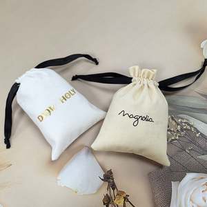 Bolsa de Algodón Ecológica y Reciclable Personalizada con Cordón, Multicolor, para Almacenamiento, con Logotipo Impreso - Product Image 6