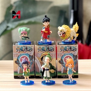 ฟิกเกอร์วันพีซ 6 ชิ้น ชุดกิโมโน ประเทศวาโน ลูฟี่ โซโล นามิ กล่องสุ่ม - Product Image 1