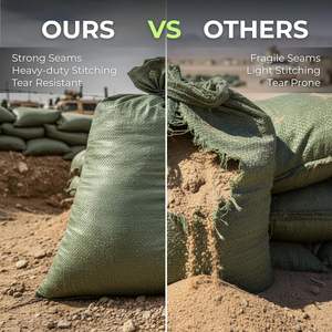 Sacs <span class=keywords><strong>de</strong></span> sable tissés en PP à prix abordable, sacs <span class=keywords><strong>de</strong></span> sable en plastique tissé vides, sacs <span class=keywords><strong>de</strong></span> sable robustes pour la protection contre les inondations - Product Image 6