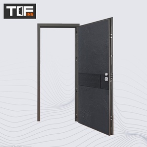Porte de sécurité en acier galvanisé simple, design moderne et élégant en acier inoxydable, pour la maison, Indonésie - Product Image 4