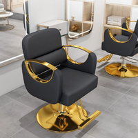 Chaise de barbier de style moderne de haute qualité avec massage et rotation à 360 degrés, qualité supérieure pour les salons de coiffure et les salons de beauté