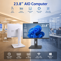 Computadora de Escritorio Todo en Uno con Pantalla Táctil de 23.8 Pulgadas, Intel Core, GPU, Cámara Emergente, Soporte Giratorio Ajustable en Altura, de Fábrica