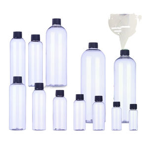 Bouteille ronde vide en plastique PET personnalisée de 100ml à 500ml avec couvercle pour usage liquide, emballage étiqueté pour médicaments - Product Image 3