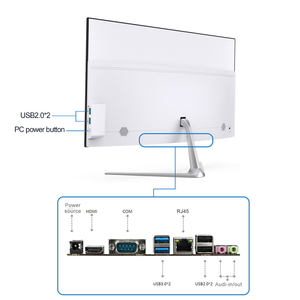 2025 nuevo Oem 21,5 23,8 pulgadas I3 I5 I7 I9 Aio todo en uno <span class=keywords><strong>Pc</strong></span> escritorio ordenador monobloque - Product Image 4