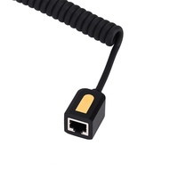 Câble de raccordement réseau RJ45 Ethernet Cat5 Cat6 Cat7 Cat8 avec connecteur angulaire à visser (montage sur panneau)