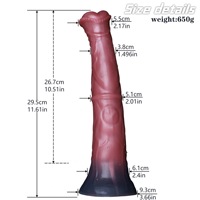 Énorme Godemichet Cheval Plug Anal pour Femme Grand Plug Anal Jouets Sexuels Buttplug Animal pour Homme Godemichets Anaux Masturbation