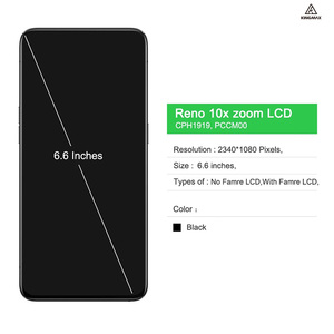 Teléfono móvil original LCDs para <span class=keywords><strong>OPPO</strong></span> <span class=keywords><strong>Reno</strong></span> <span class=keywords><strong>10X</strong></span> <span class=keywords><strong>Zoom</strong></span> Panel de pantalla táctil CPH1919 Pantalla OLED Reemplazo Huella digital Protección de privacidad - Product Image 4