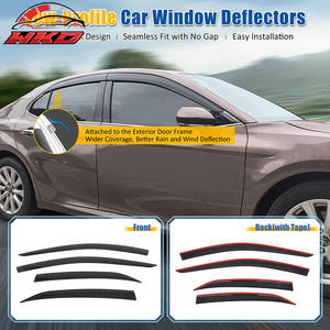 Pare-soleil pour Toyota Camry 18-24, profil bas, protection contre la pluie et le soleil, déflecteur en acrylique - Product Image 3