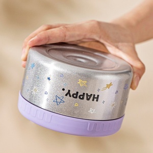 Boîte à lunch thermique Lelyi Modern Housewife <span class=keywords><strong>en</strong></span> acier inoxydable 316L - Portable, compatible micro-ondes pour les employés de bureau, les étudiants - Product Image 3