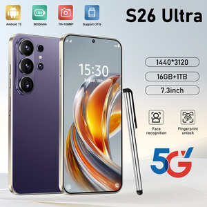Teléfonos Inteligentes Desbloqueados al por Mayor, S26 Ultra Originales, Teléfono <span class=keywords><strong>Celular</strong></span> de 7.3 Pulgadas, 16GB+1TB, Deca Core, Cámara de 108MP - Product Image 5
