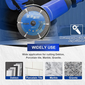 Lama diamantata segmentata da 114 mm per taglio a secco/umido di granito e pietra - Product Image 4