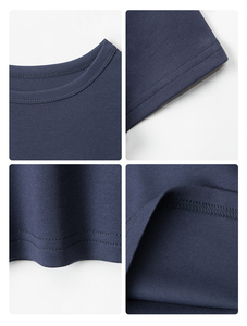 Venta al por Mayor de Camisetas Deportivas de Manga Corta para Mujer, 220 g/m², 96.7% Algodón, 3.3% Elastano, Color Sólido, Básicas - Product Image 6