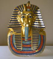 Grande sculpture de pharaons égyptiens d'extérieur Croissant léger personnalisé Pâtisserie sucrée Magasin Statue de décoration en résine