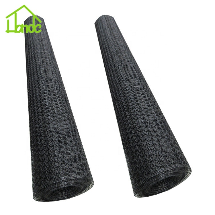 Черный ПВХ 20 г/1 дюйм * 1 дюйм/4 дюйма * 150 дюймов черный шестигранный коррозионно-стойкий проволочный сетчатый забор