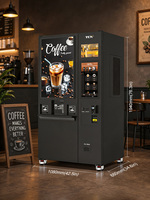 Distributeur automatique de café commercial TCN à rendement élevé (ROI) avec double moulin, machine à glaçons et système de boissons intelligent en libre-service