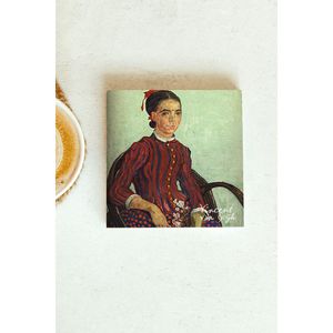 Juego de Posavasos Individuales de la Serie Vincent Van Gogh, Diseño Cuadrado 89, para Regalo Empresarial o Promocional - Product Image 1