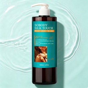 Gel Douche Hydratant Silk Touch K-Beauty Marque Blanche 1000ml Pour Peaux Sèches et Sensibles – Soin Adoucissant Quotidien - Product Image 5