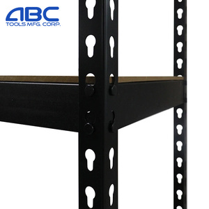 מדפי אחסון ללא ברגים ABCTOOLS בעלי 5 קומות, מפלדה מגולוונת, מתאימים לבית, למוסך, יחידת מדפים ממתכת לאחסון. - Product Image 6