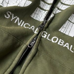 Ropa <span class=keywords><strong>de</strong></span> calle con estampado personalizado Zip Stone Washed Sun Faded 100% algodón Fleece Vintage Sudadera con capucha Fabricante <span class=keywords><strong>de</strong></span> ropa Sudadera <span class=keywords><strong>Don</strong></span> Caucha - Product Image 6