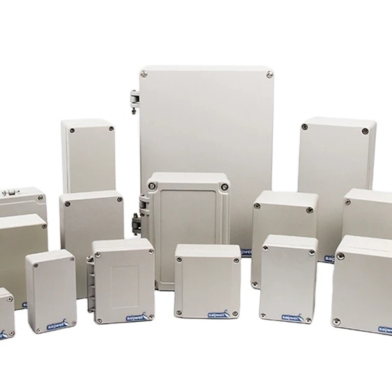 Ip67 Abs Pc Hinged Plastic Enclosure Waterproof Power Electrical Junction Box Waterproof Outdoor Plastic Box Distribution Box